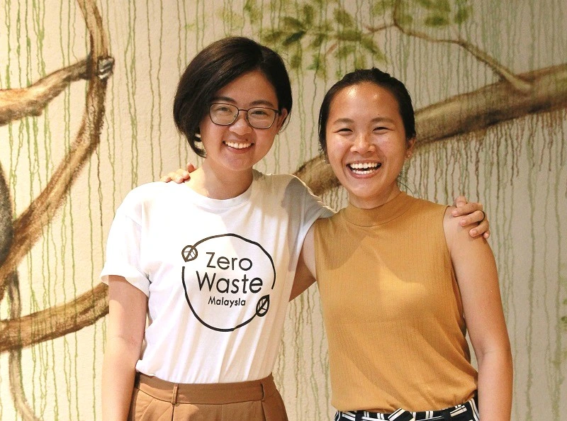 Aurora Tin dan Khor Sue Yee, pengasas Zero Waste Malaysia, memimpin gerakan sifar sisa di Malaysia