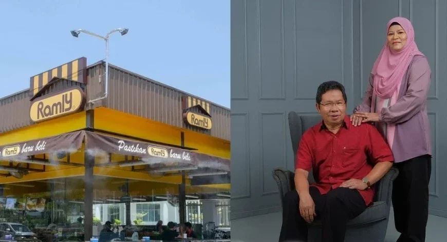 Ramly Bin Mokni pengasas Ramly Burger berkongsi visi perniagaan di pejabat Kumpulan Ramly