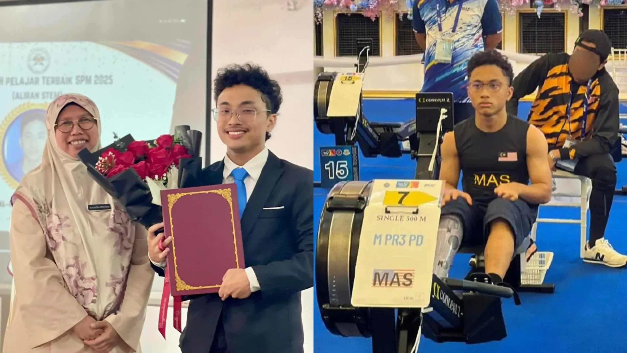 Fahry Al-Hazim pelajar OKU cemerlang SPM 12A dan atlet paralimpik