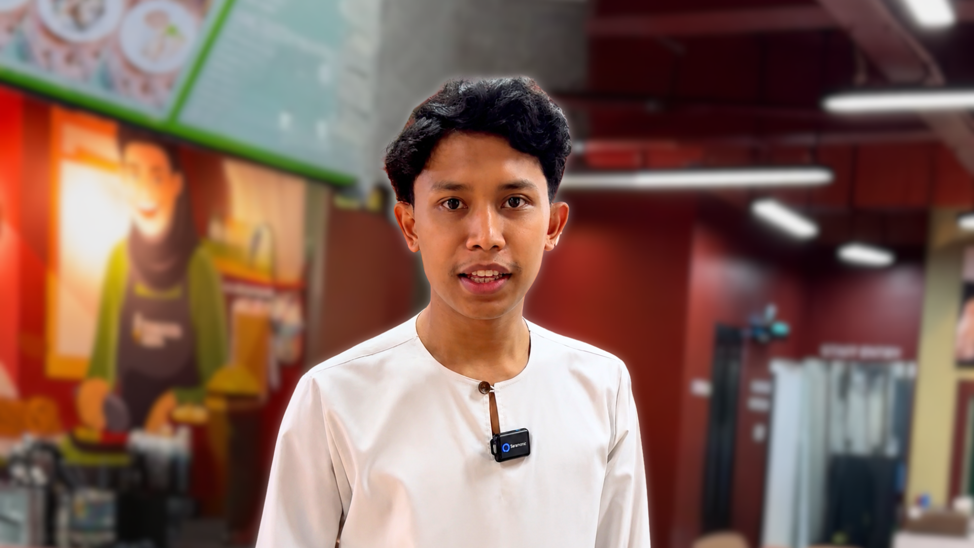 Aiman Abrar pengasas Djakarta Raya Ayam Bakar di Seksyen 13 Shah Alam