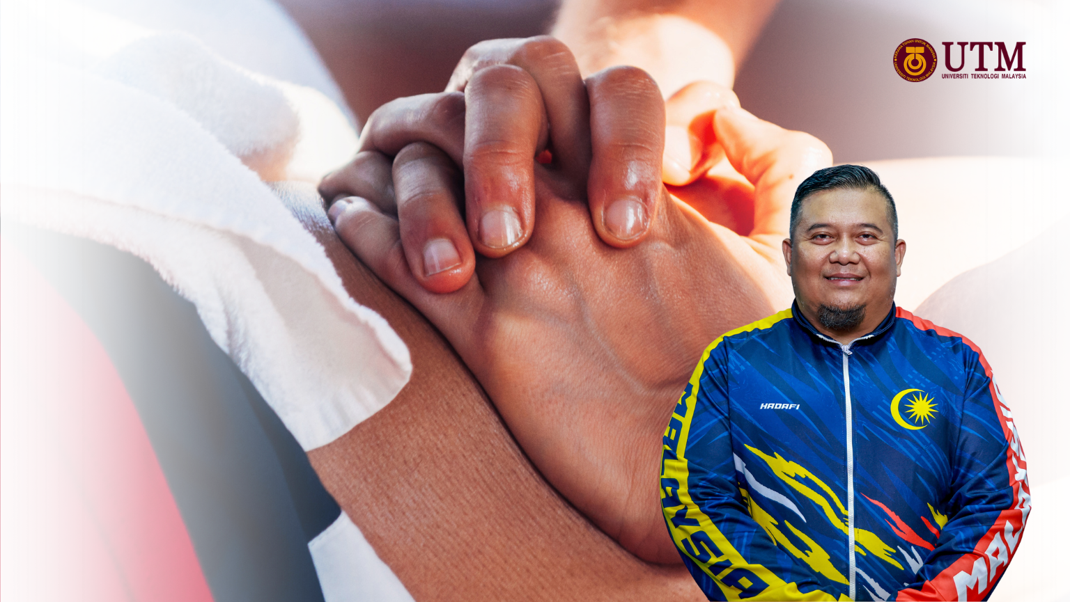 Dr Hadafi Fitri Mohd Latip menerima pengiktirafan antarabangsa sebagai Juara Kategori Juri World Massage Championship 2026 dan WMF Instructor Diploma mewakili UTM Malaysia